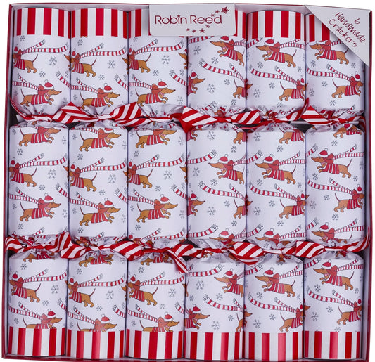 Sausage Dog Racer Christmas Crackers (Wind-up Racers) | Robin Reed