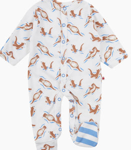 Organic Cotton Footie (Various Prints and Sizes) | Piccalilly