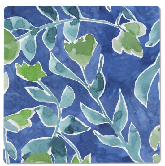 Azure & Ivy Ceramic Coasters | Boston International