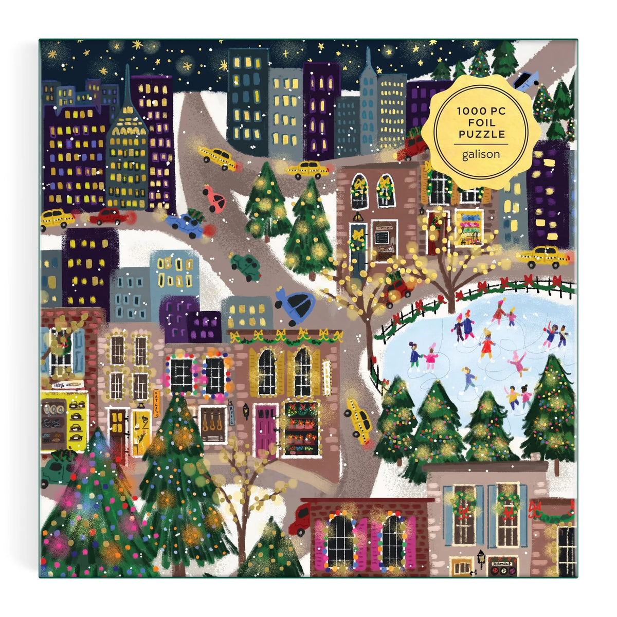 Joy Laforme Sparkling City Foil Puzzle (1000 Piece) | Galison