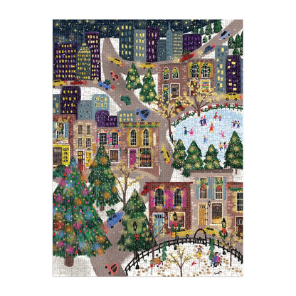 Joy Laforme Sparkling City Foil Puzzle (1000 Piece) | Galison
