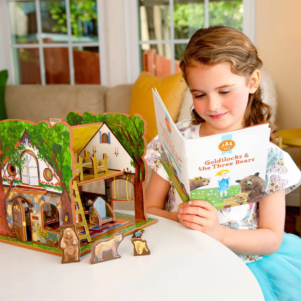Goldilocks and the Three Bears Book & Playset | Storytime Toys