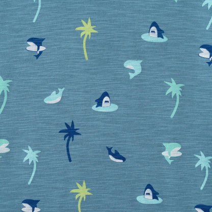 Boys Knit Buttondown Set | Tropical Vibes