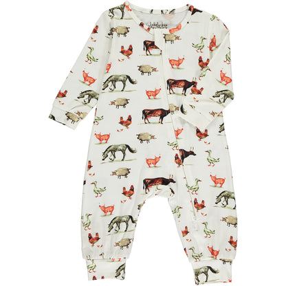 Zipper Romper (Various Prints) | Tickety-Boo Kids