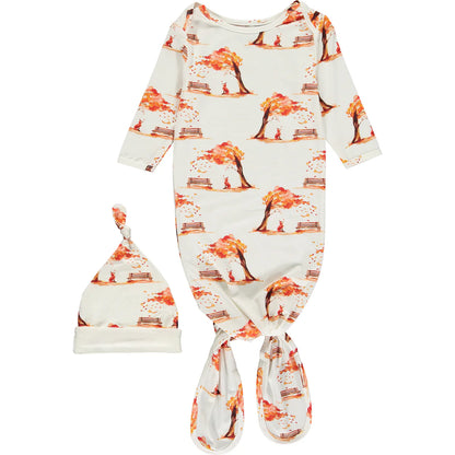 Bamboo Gown and Hat Sets (Various Prints) | Tickety-Boo Kids