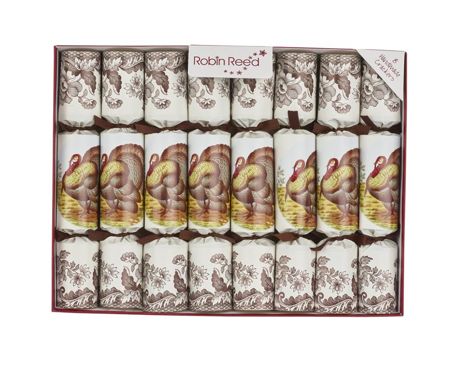 Spode Turkey Thanksgiving Crackers (Novelty) | Robin Reed
