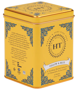 Yellow & Blue Herbal Tea (20 Sachets) | Harney & Sons