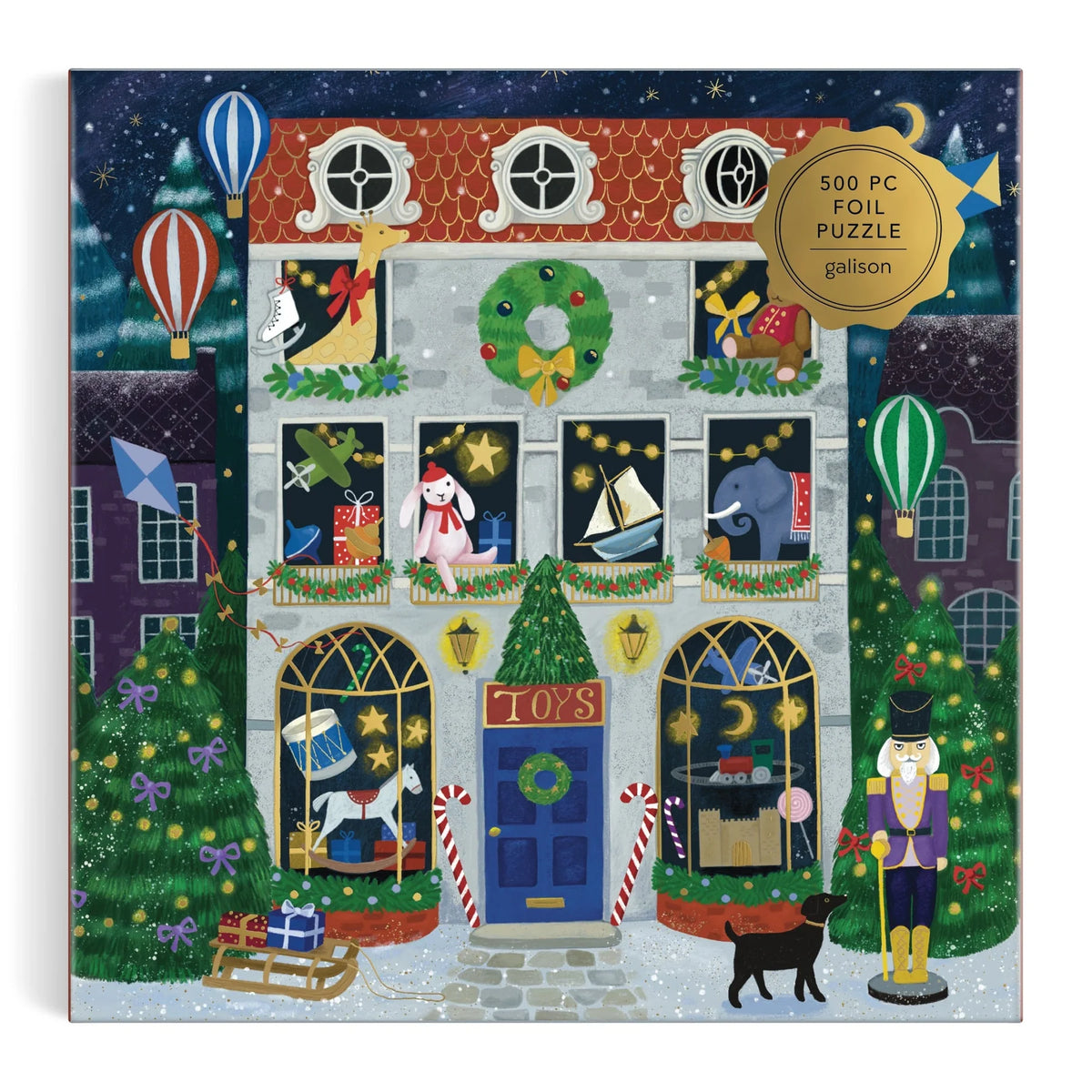 Twilight Toy Shop Foil Puzzle (500 Piece) | Galison