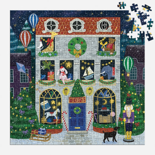 Twilight Toy Shop Foil Puzzle (500 Piece) | Galison