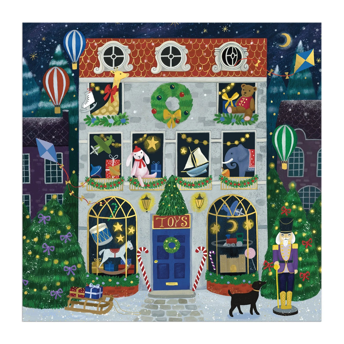 Twilight Toy Shop Foil Puzzle (500 Piece) | Galison