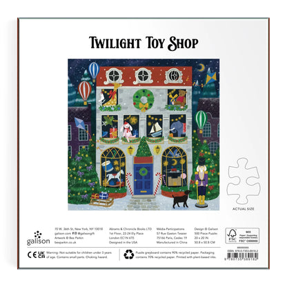 Twilight Toy Shop Foil Puzzle (500 Piece) | Galison