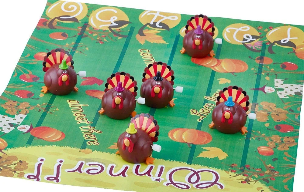 Turkey Racer Thanksgiving Crackers (Wind-up Racers) | Robin Reed