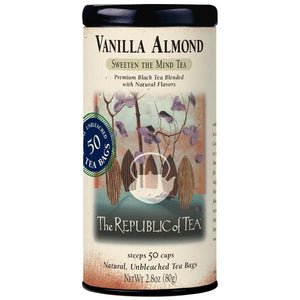 Vanilla Almond Black Tea (50 Tea Bags) | Republic of Tea