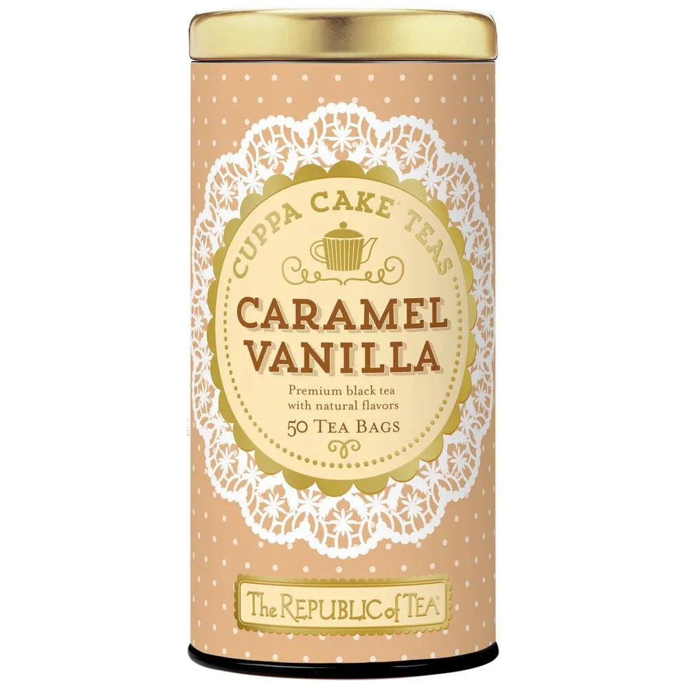 Caramel Vanilla Cuppa Cake Black Tea (50 Tea Bags) | Republic of Tea