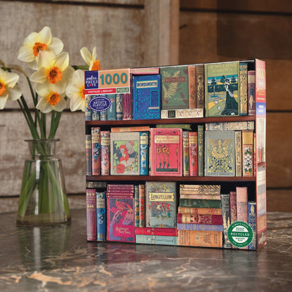 Vintage Library Puzzle (1000pc) | Eeboo