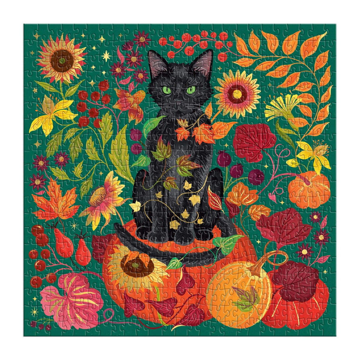Whiskers of Autumns Foil Puzzle (500 Piece) | Galison
