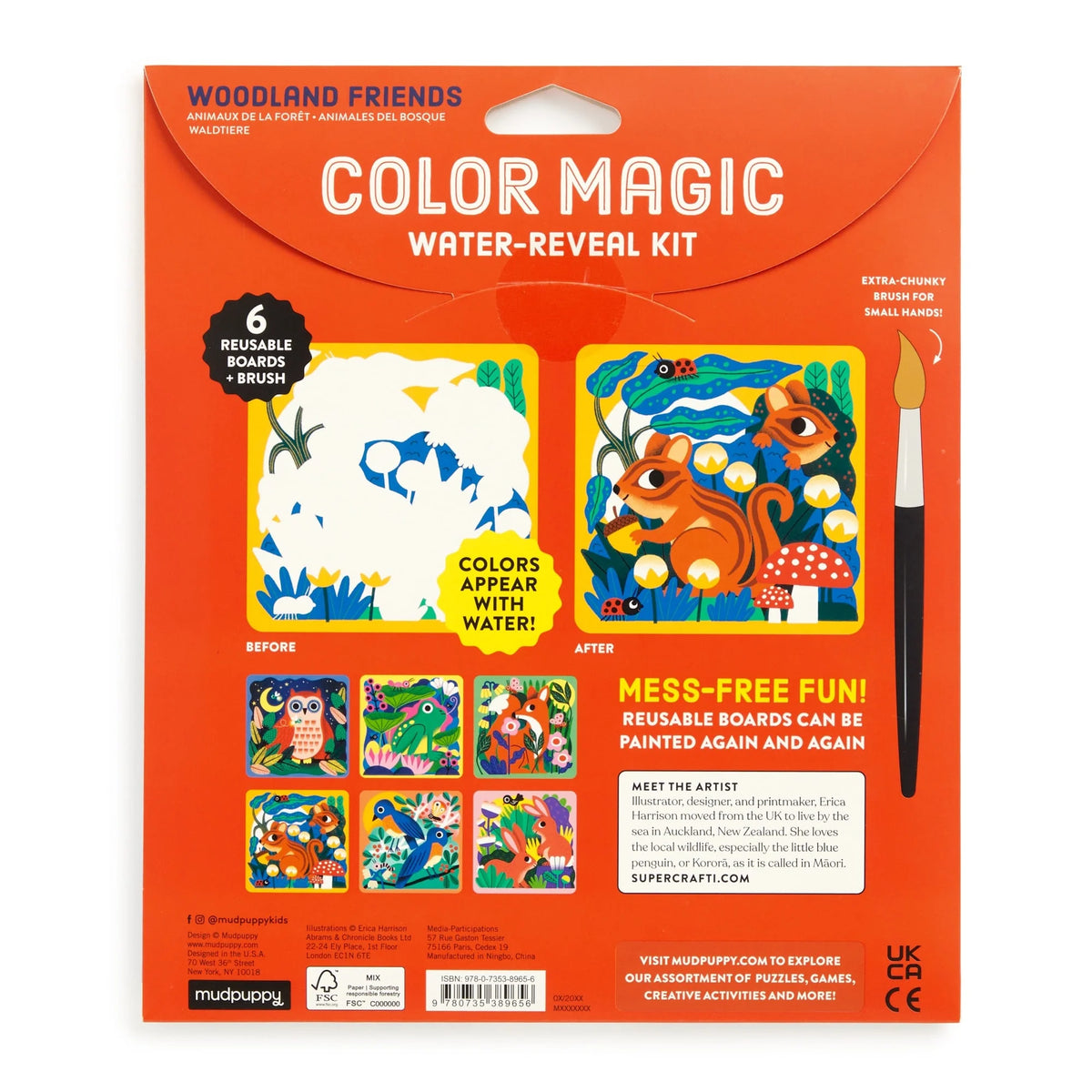 Woodland Friends Color Magic Water-Reveal Kit | Mudpuppy