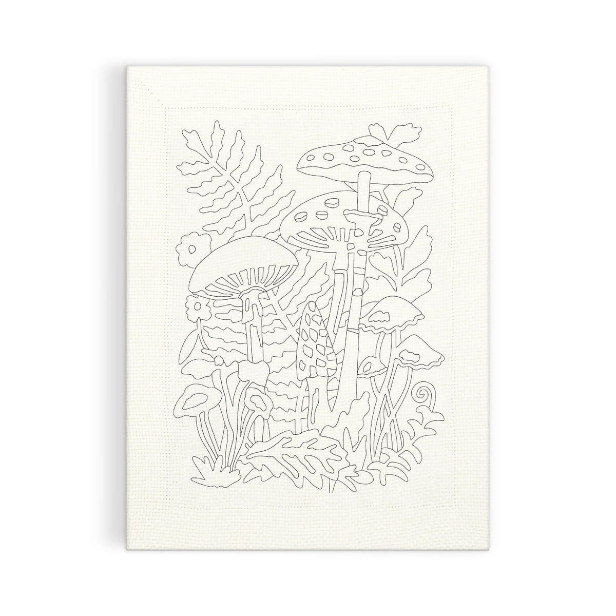 Woodland Mushrooms Punch Needle Kit | Galison