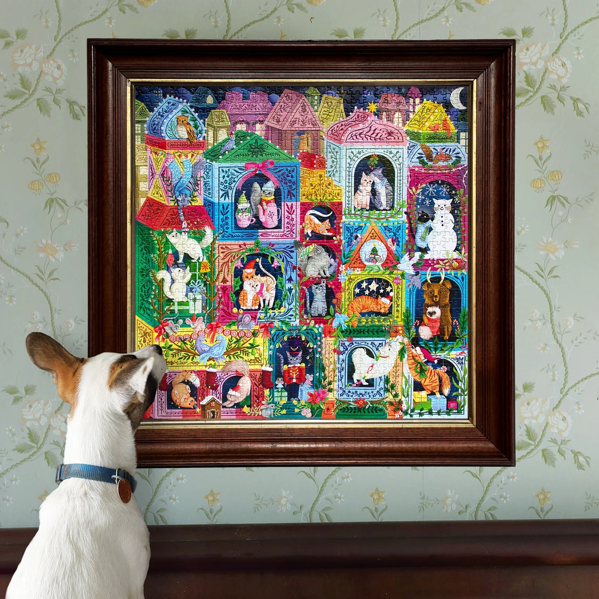 Christmas Cats Puzzle (1000pc) | Eeboo