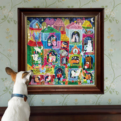 Christmas Cats Puzzle (1000pc) | Eeboo