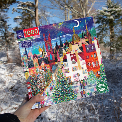 Christmas in Edinburgh Puzzle (1000pc) | Eeboo