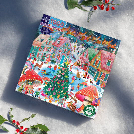 Christmas Flight Puzzle (1000pc) | Eeboo