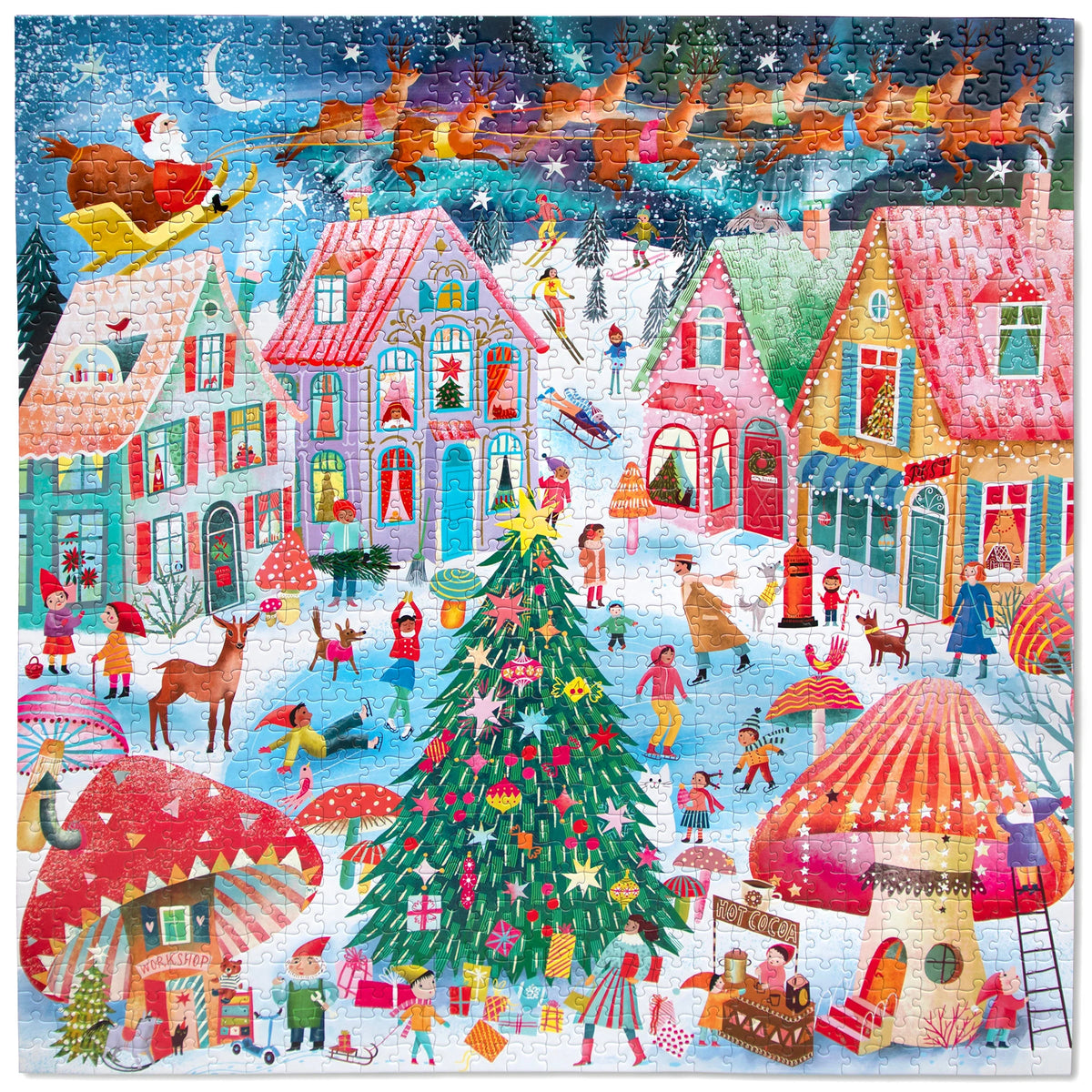 Christmas Flight Puzzle (1000pc) | Eeboo