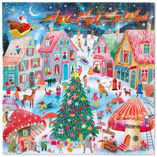 Christmas Flight Puzzle (1000pc) | Eeboo
