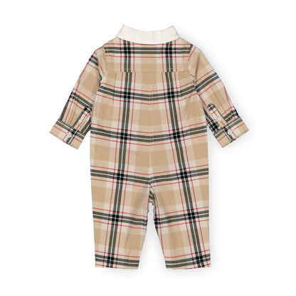Organic Plaid Poplin Romper | Hope & Henry