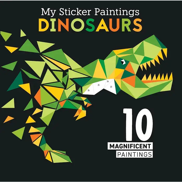 My Sticker Paintings: Dinosaurs | Happy Fox