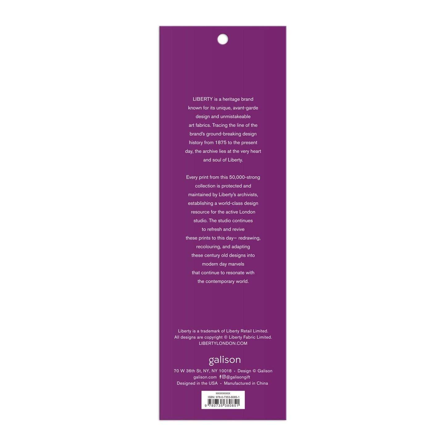 Liberty of London Magnetic Bookmarks | Galison