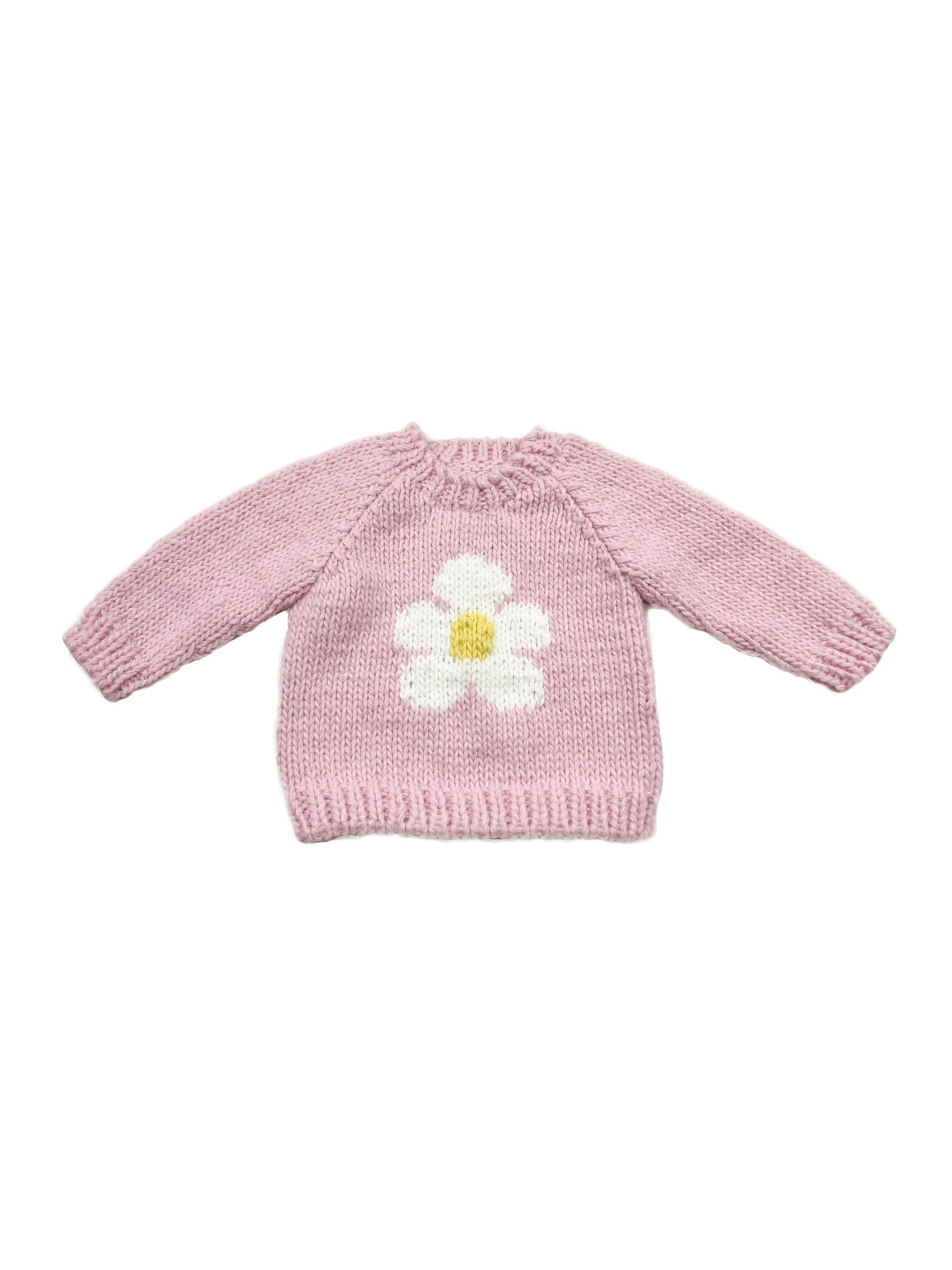 Pink Flower Sweater | Figgy Friends