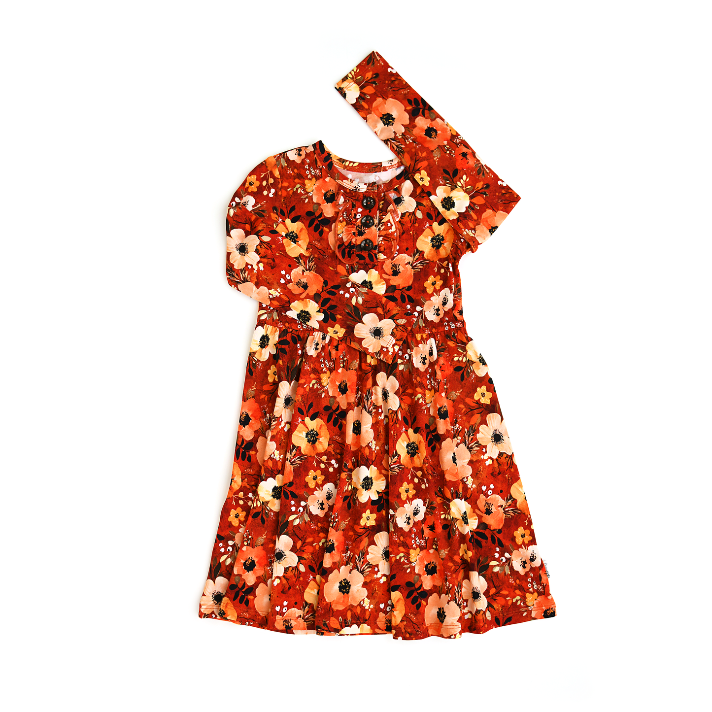 Auburn Twirl Dress | Gigi & Max