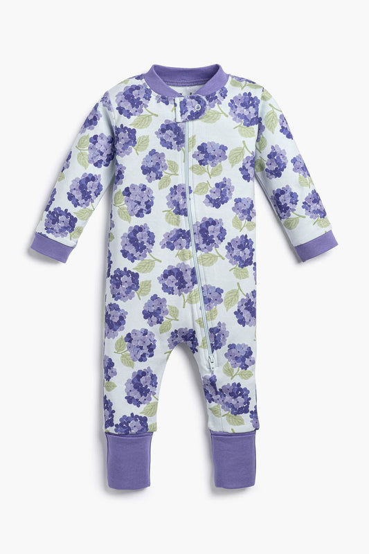 Iris Purple Hydrangeas Romper | Monica + Andy