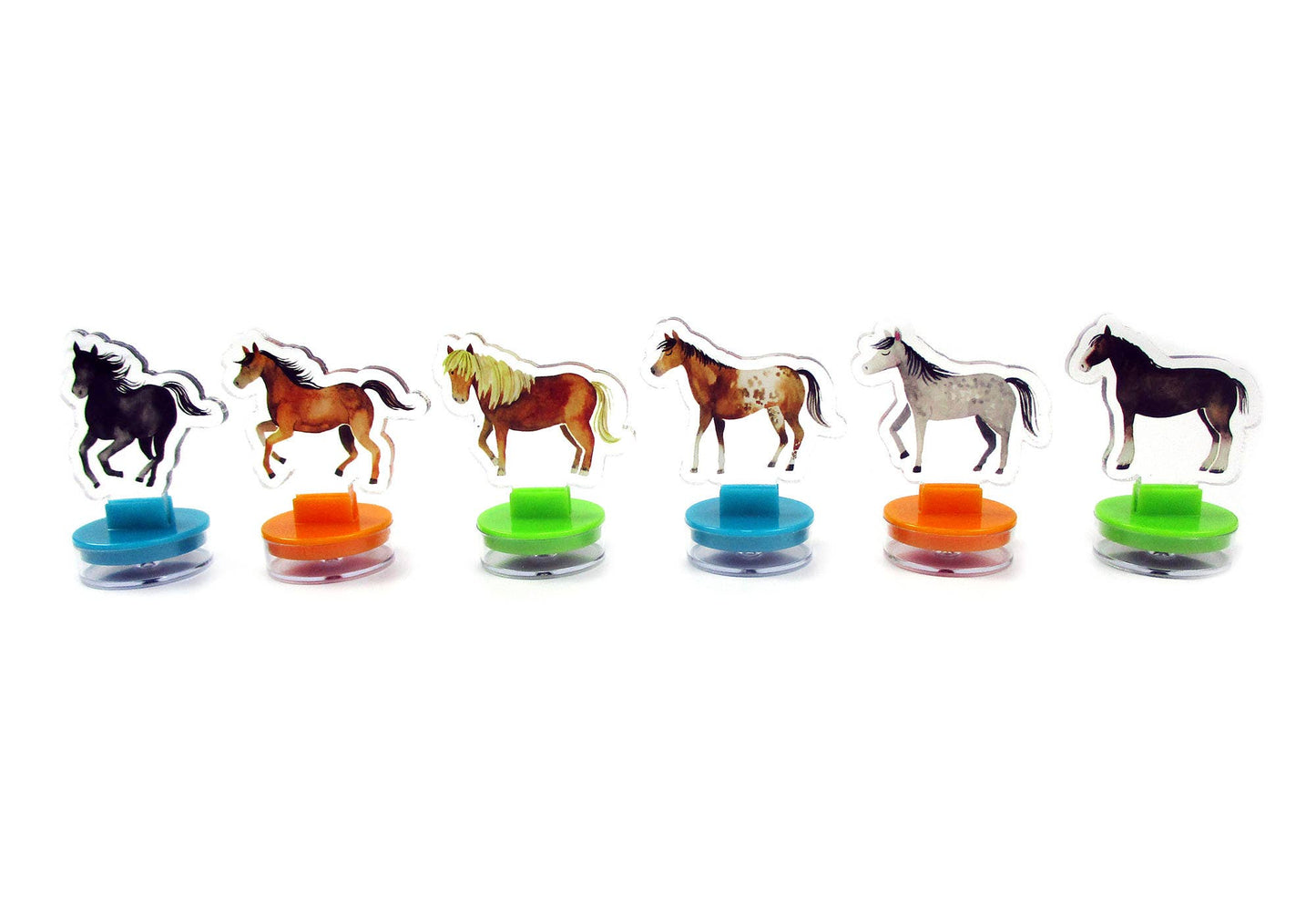 Horse Acrylic Self-Inking Stampers, 6 Pcs | Tiny Mills