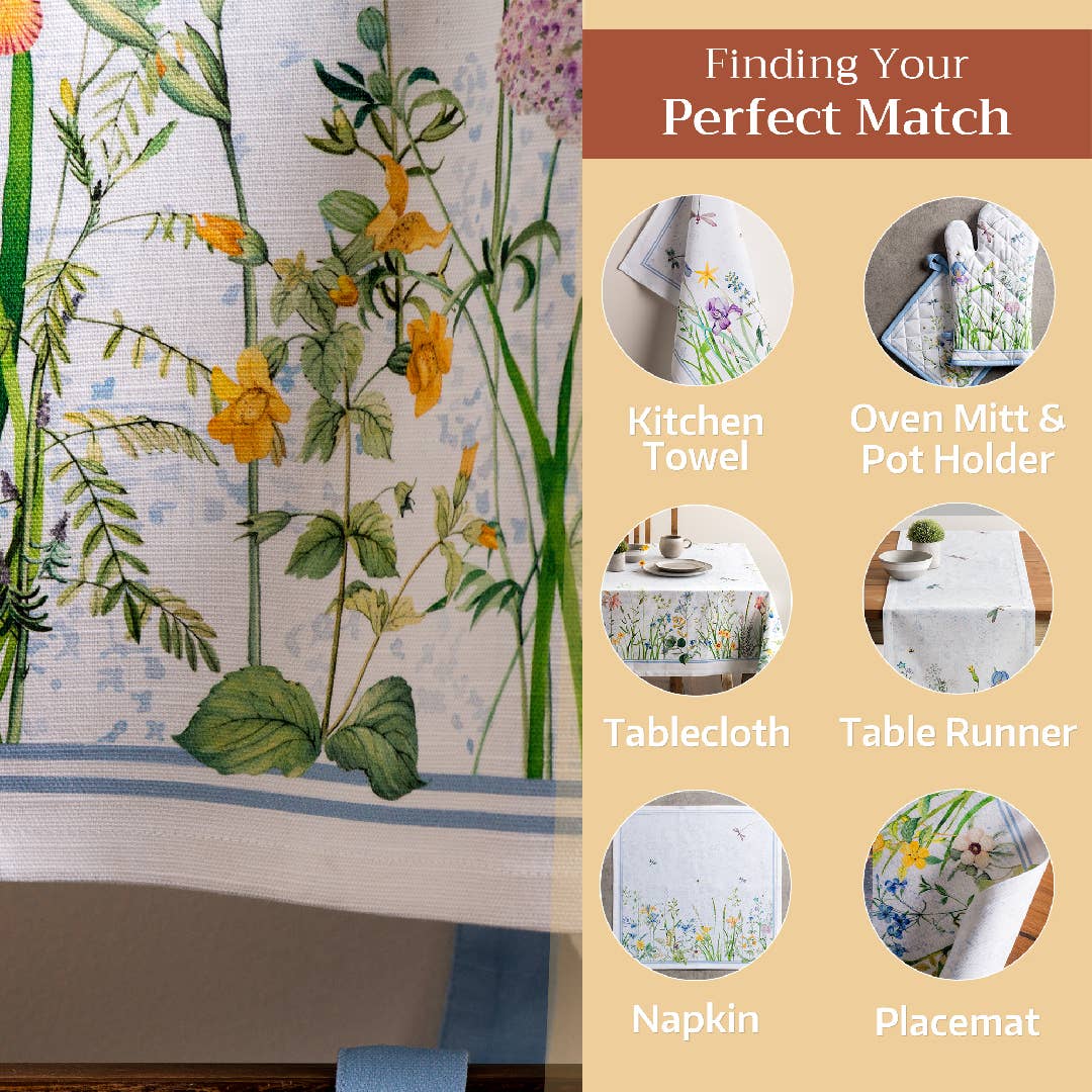 Fleurs De Mai Apron | Maison d'Hermine