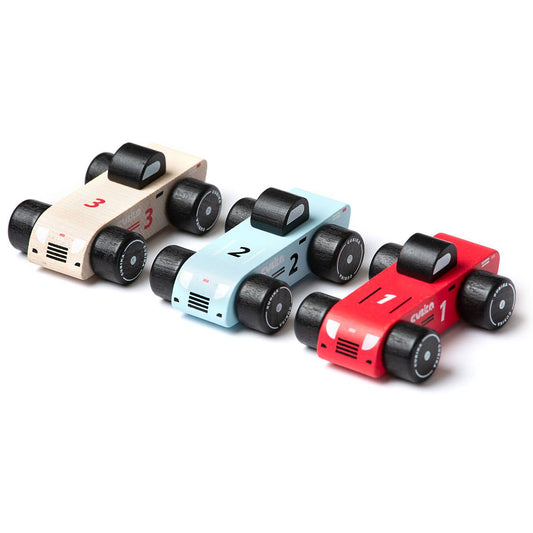 Cubika Wooden Racing Cars | Toysmith