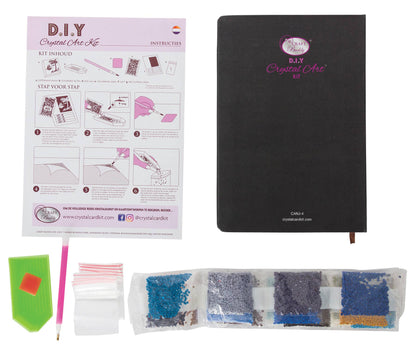 Crystal Art Notebook Kit: Owl and Fairy Tree | Outset Games