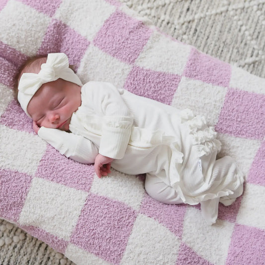 Charlie Ribbed Ruffle Romper | Gigi & Max