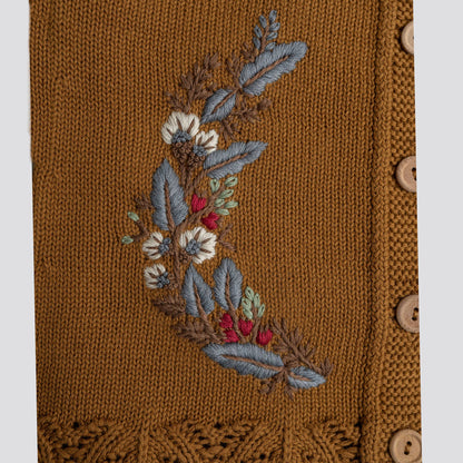 Gold Elna Cardigan | Hanevild