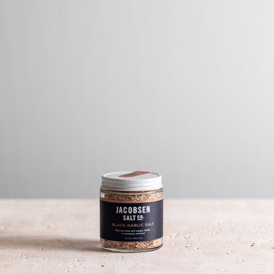 Black Garlic Salt - Infused Sea Salt | Jacobsen Salt Co.