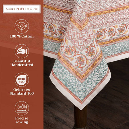 Nila Cotton Tablecloth (Various Sizes) | Maison d'Hermine