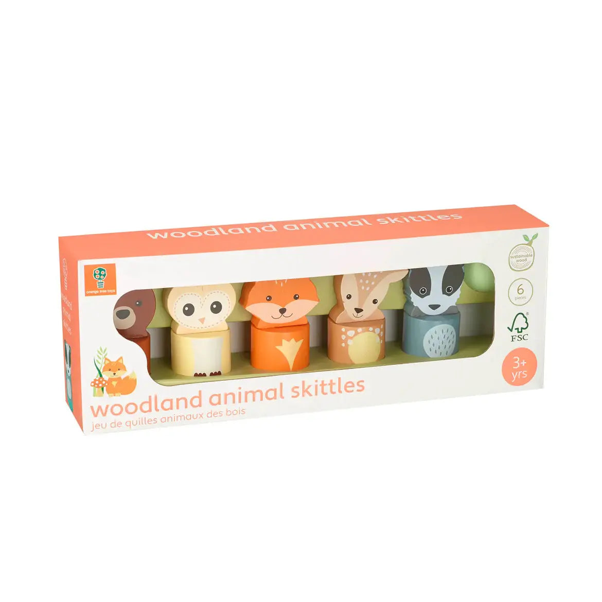 Woodland Skittles (FSC®) | Orange Tree Toys