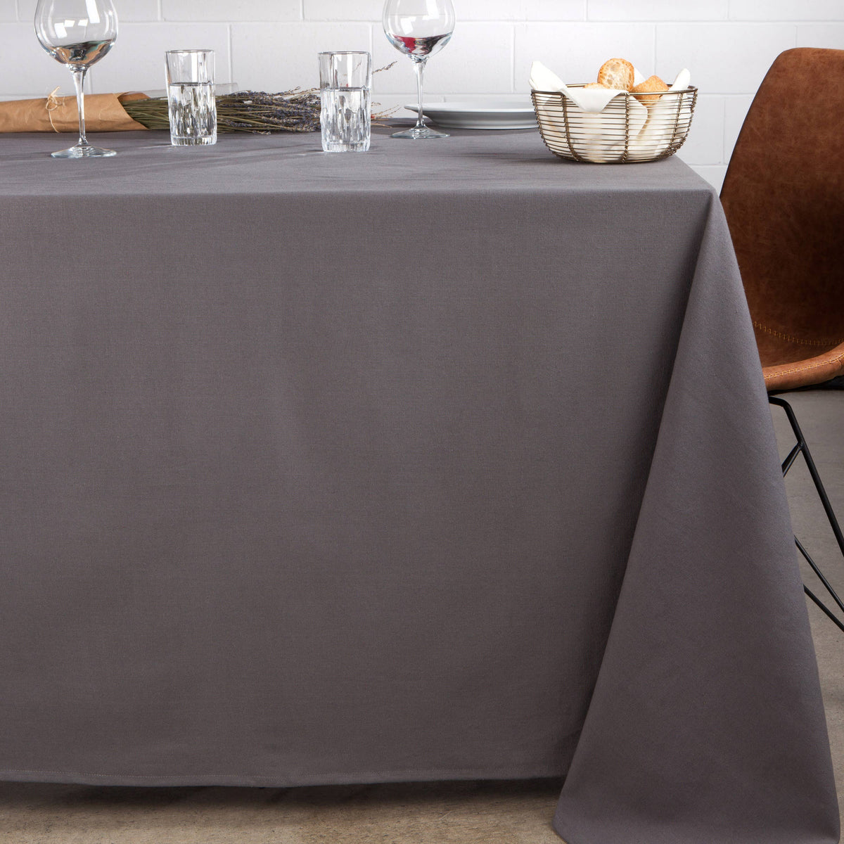 Charcoal Spectrum Tablecloth | Now Designs