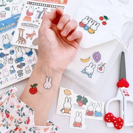 Miffy Temporary Tattoos | K-Wonderland