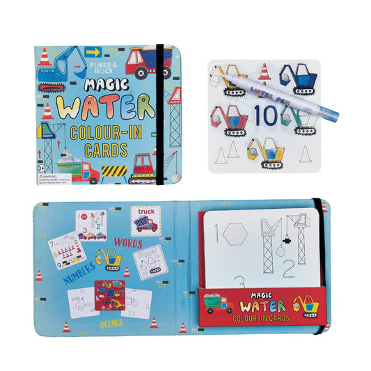 Construction Water Pen and Cards | Floss & Rock
