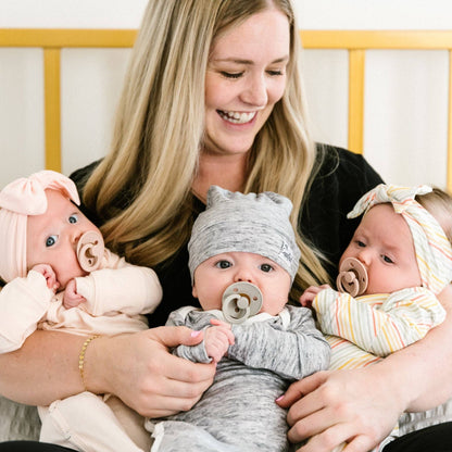 Blush Newborn Knotted Gown | Copper Pearl