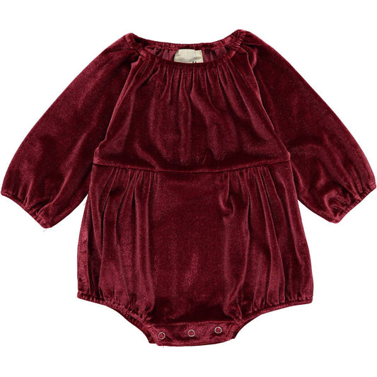 Burgundy Daisy Velvet Bubble | Vignette