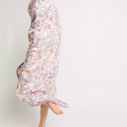 Flora Premium Baby Knit Hooded Towel | Copper Pearl
