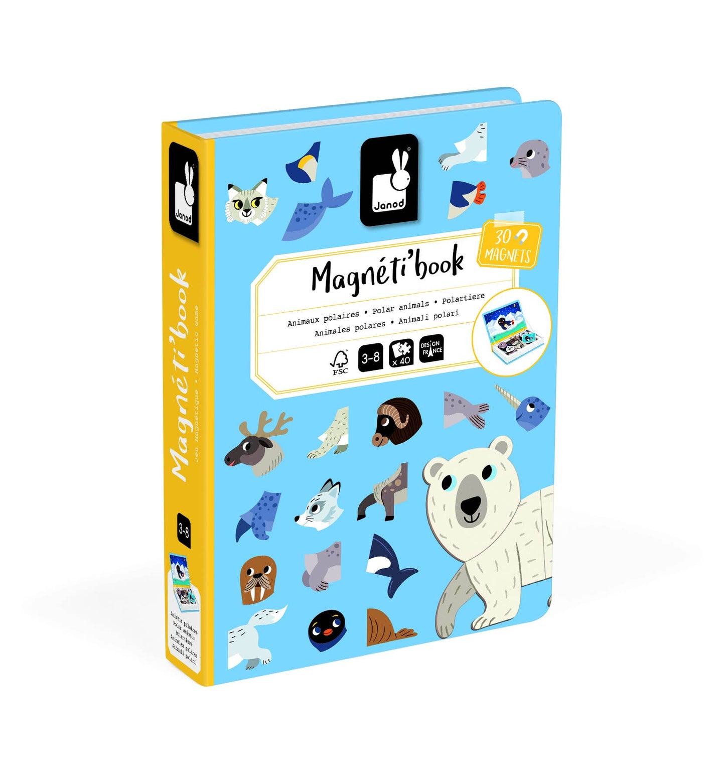 Magneti'book - Polar Animals | Janod